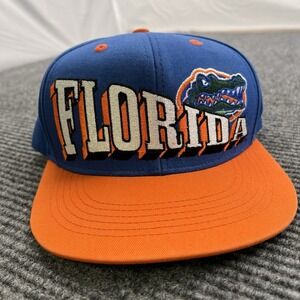 Florida Gators NCAA Football Snapback Hat Top of the World Blue‎ Orange Vintage